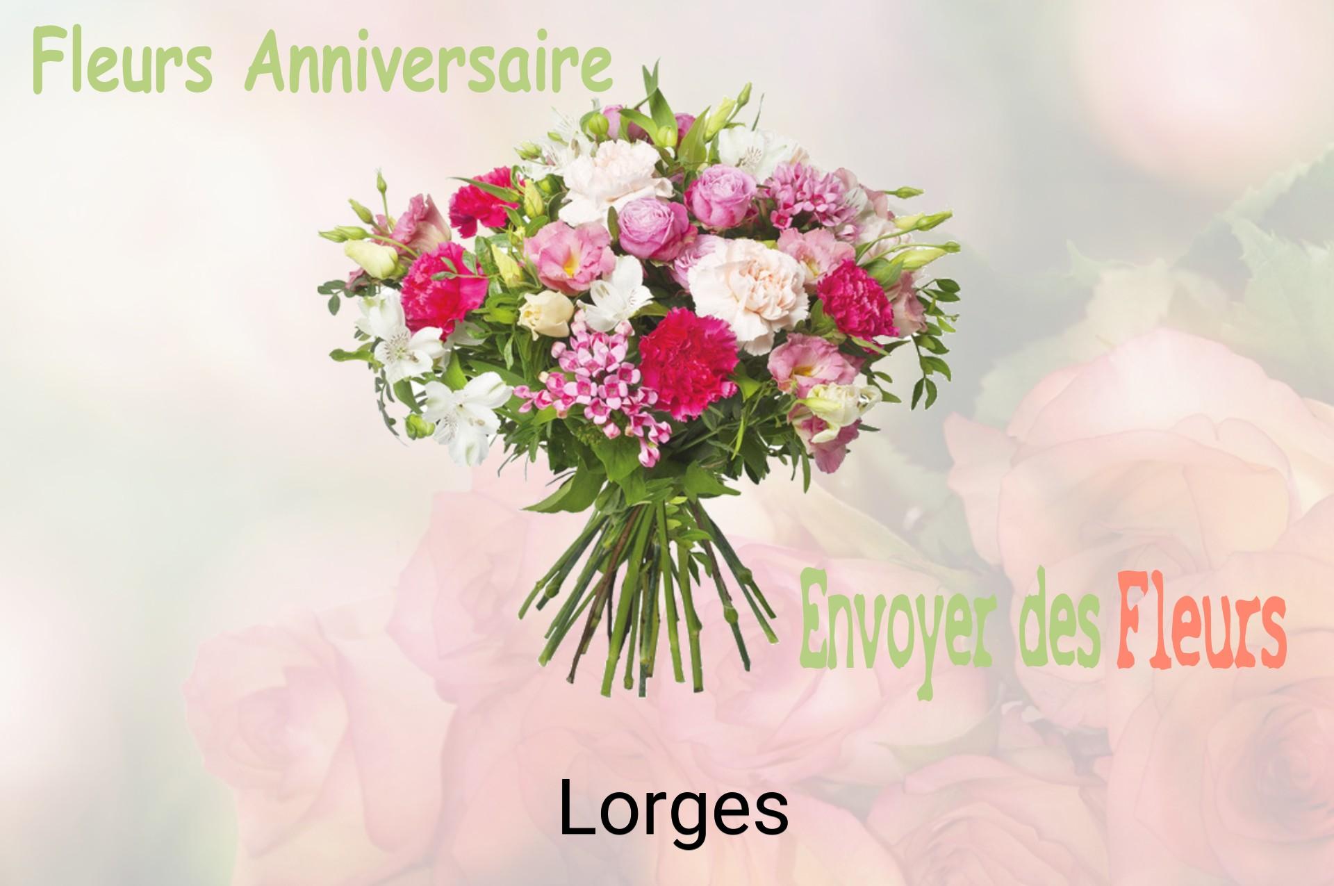 Bouquet de fleurs d’anniversaire livré à Lorges