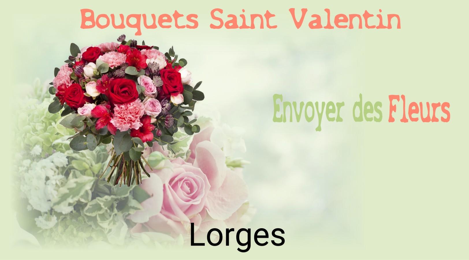 Roses de Saint-Valentin livrées à Lorges